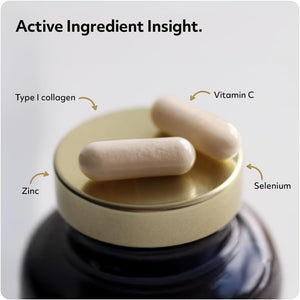 Marine Collagen Capsules - High Strength Collagen Supplements for Women & Men - 1000Mg - Collagen Peptides - 60 Capsules (Not Collagen Powder/Collagen Tablets) - Protein Works