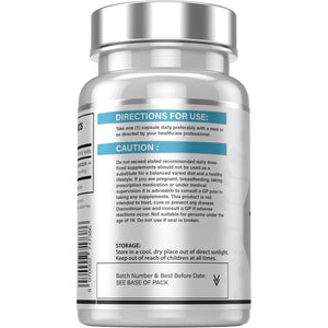 Organic Milk Thistle Supplement (80% Silymarin) 20,000Mg – Milk Thistle High Strength Tablets, 60 Vegan Capsules