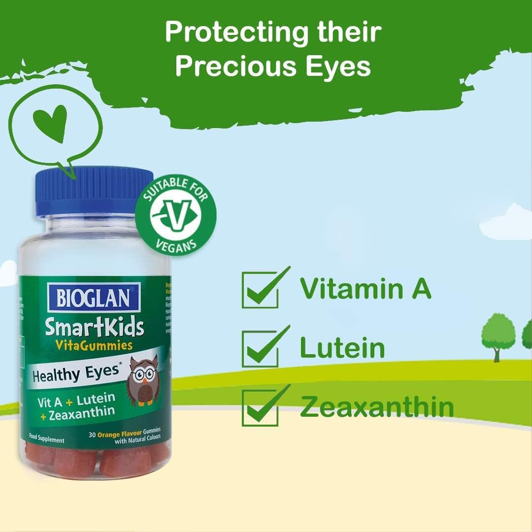 Bioglan Smartkids Healthy Eyes | Vitamin a | Lutein | Zeaxanthin | 30 Gummies