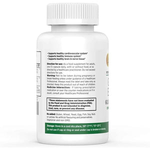 Plantonin Grape Seed Extract Capsules, 465 Mg – Polyphenols Supplement for Optimal Blood Flow & Kidney Support | 60 Capsules with 93% Opcs – 60,000Mg Strength, GMO & Gluten-Free