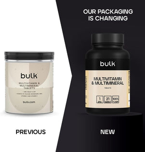 Bulk Multivitamin and Multimineral One a Day Tablets, with 21 Vitamins and Minerals, 90 Tablets, 90 Servings, Packaging May Vary