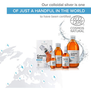 Premium Colloidal Silver Spray 40 PPM 30Ml ● 100% Natural ● Superior Concentration, Smaller Particles = Better Results ● Certified by 3 Independent Laboratories ● Choose a Specialist