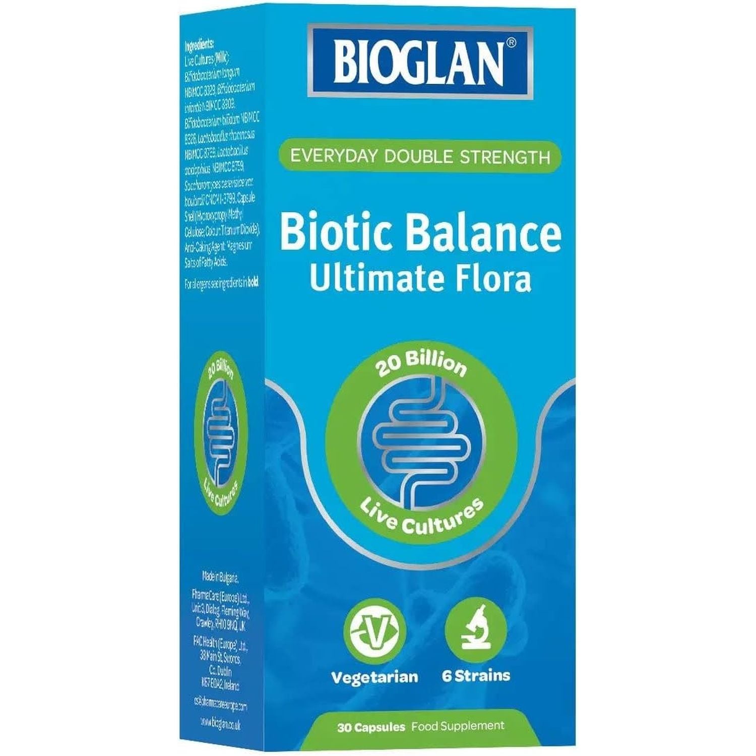 Bioglan Biotic Balance Ultimate Flora, 2 X 30 Capsules