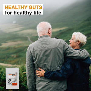 Yourgutplus+10 Times the Probiotics of a Live Yogurt | Slow Release Vegan Capsules | Lactobacillus - Lactococcus Lactis | High Safety Profile | Made by a Trusted UK Company