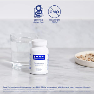 Pure Encapsulations Ashwagandha High Potency Extract 500Mg - Indian Ginseng Supplement for Cognitive & Joint Function, 60 Vegetarian Capsules