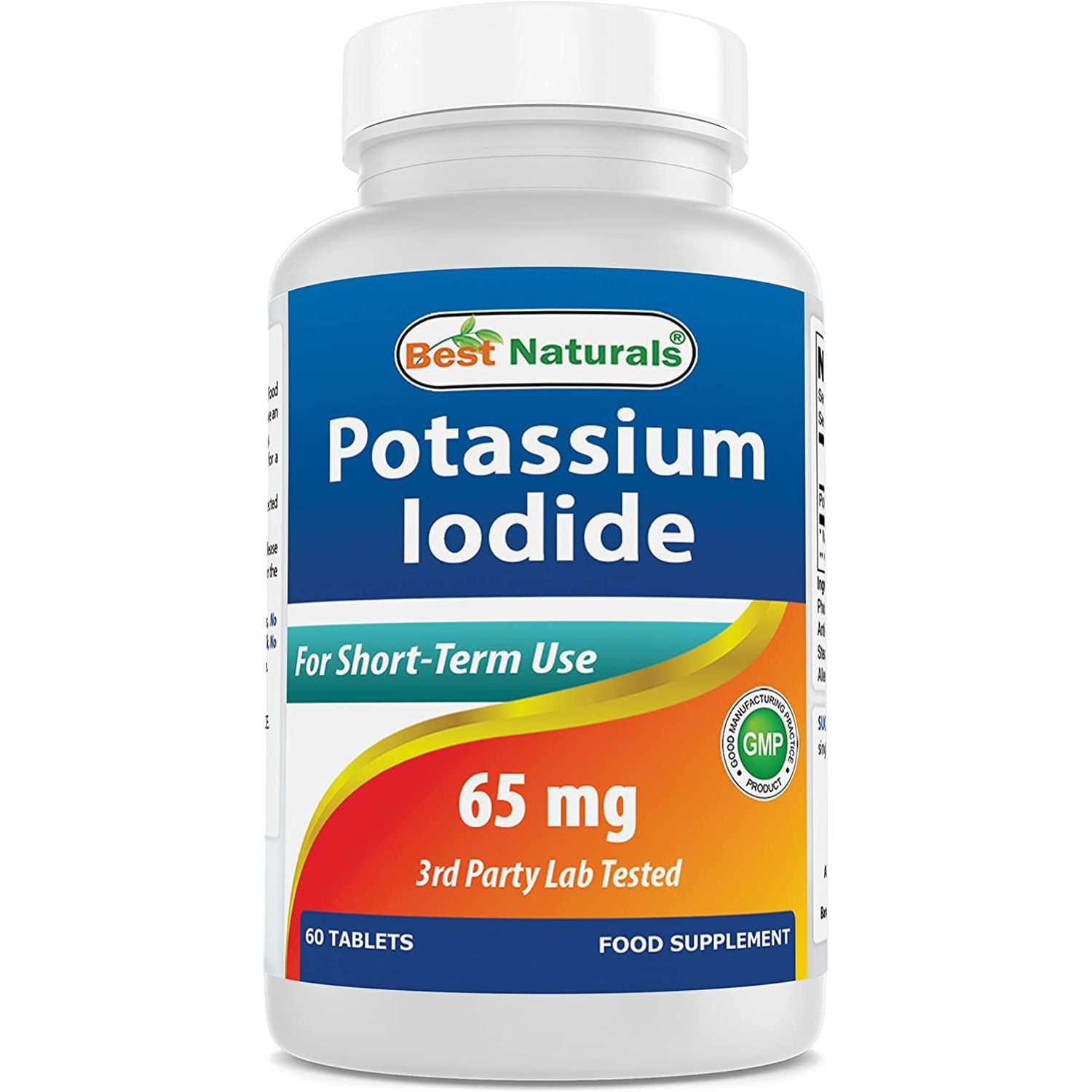 Best Naturals Potassium Iodide 65 Mg - Dietary Supplement, 60 Tablets