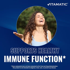 Vitamatic Lactoferrin 500Mg (Apolactoferrin), 60 Vegetable Capsules - Promotes Healthy Immune Function*