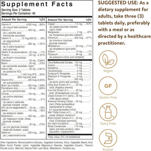 Solgar Female Multiple Tablets - Pack of 120 - to Support Healthy Blood Production and Fight Stress - with Vitamin B12, C, E, Iron and Zinc - Vegan