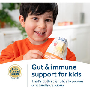Optibac Kids Probiotic with Vitamin D & Calcium for Immune System Support & Gut Health and 2 Billion Bacterial Cultures - 30 Vegan Gummies