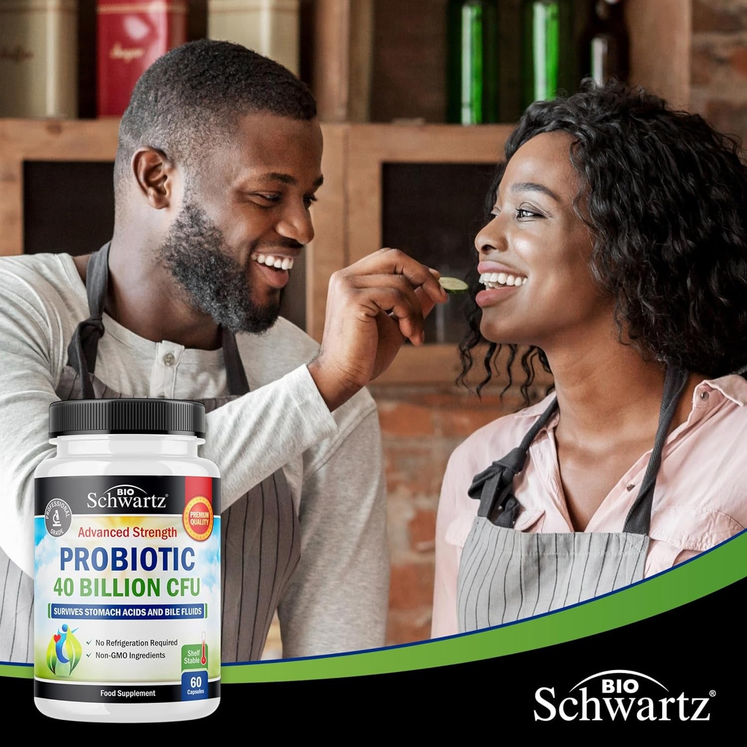 Probiotics for Gut Health 40 Billion CFU - Bloating Relief & Digestive Support Probiotics for Women & Men with Prebiotics Gut Health Supplements - High Potency, Shelf Stable, Non-Gmo, 60Ct