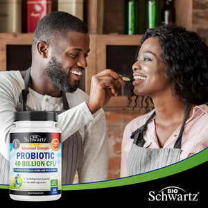 Probiotics for Gut Health 40 Billion CFU - Bloating Relief & Digestive Support Probiotics for Women & Men with Prebiotics Gut Health Supplements - High Potency, Shelf Stable, Non-Gmo, 60Ct