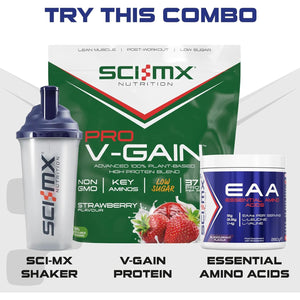 SCI-MX Protein Shaker Bottle for Protein Shakes - 100% Leak Proof • Smooth / Easy Blending • 500Ml