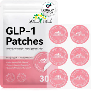 GLP-1 Patches with L Glutamine, Berberine, Chromium, Pomegranate and Cinnamon, Natural Ingredients,Gentle and Soothing for Men and Women, 30 Count (2) (1)