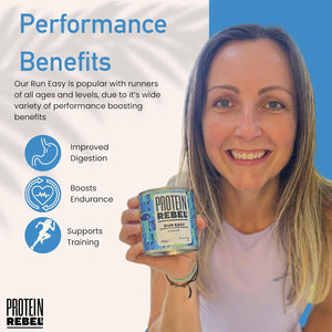 Marine Collagen Powder - No Aftertaste, 20 Servings of Pure Collagen - Hydrolysed Marine Collagen Supplements for Running Nutrition, Joints, Skin, Hair & Nails - Run Easy by Protein Rebel (20 Uses)