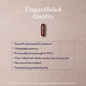 Higher Nature - Oregon Cranberry Supplement - 48,000Mg Superior Strength - UTI Support for Women & Men - True Food® Formula - High Strength Cranberry Concentrate 200X - Sugar Free - 30 Capsules
