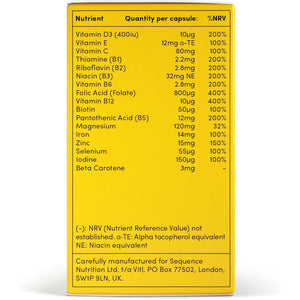 Vitl Female Fertility Supplement - 30 Vegan Capsules - Includes Folic Acid, Vitamin B12 & Zinc - Formulated with 17 Essential Nutrients & Vitamins - Conception Support for Women - 1 Month Supply