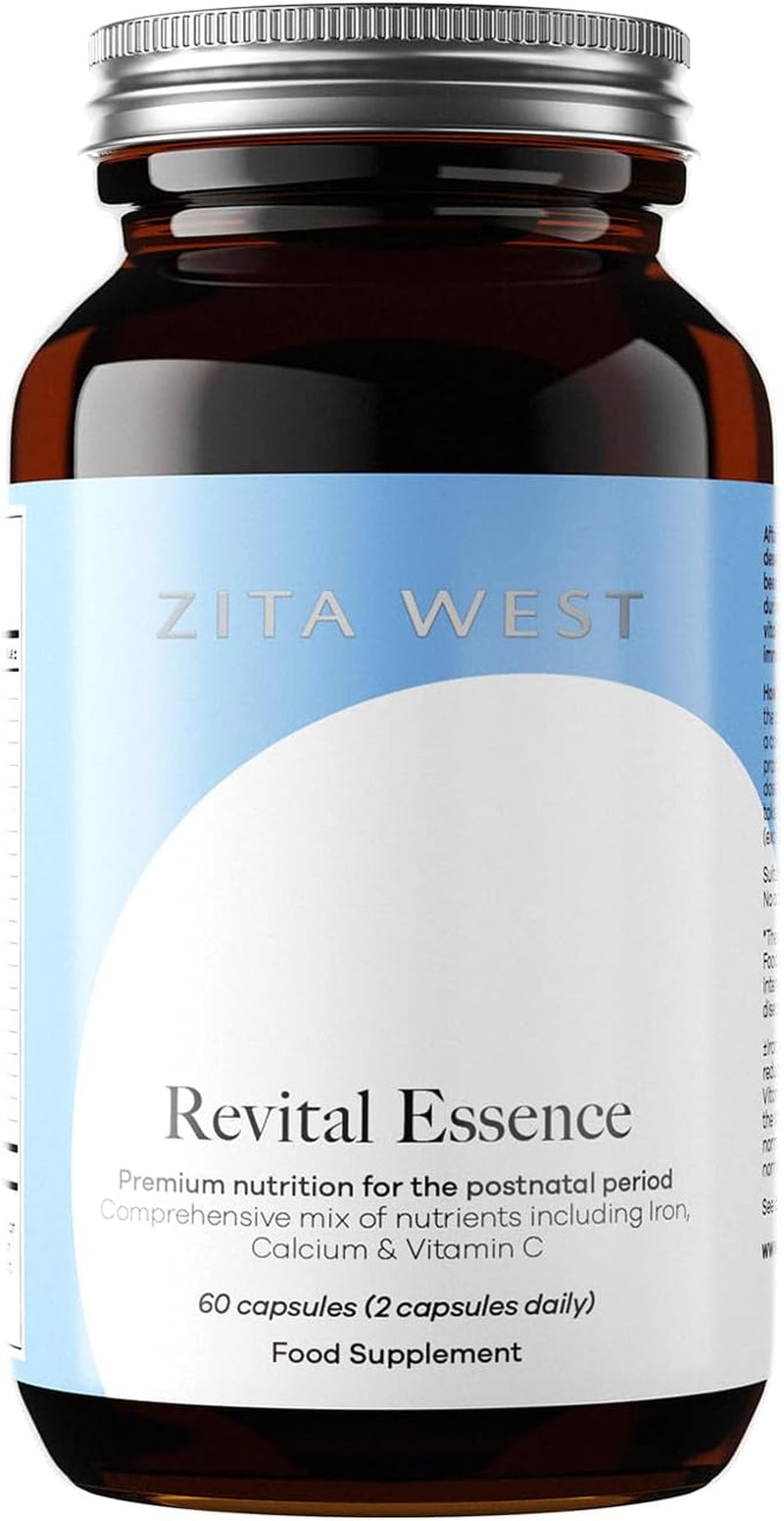 Zita West Revital Essence – Postnatal & Breastfeeding Supplement – 60 Vegecaps (1 Month Supply)