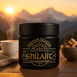 High Grade Himalayan Shilajit Resin Extract 50G by VELYAN HEALTH – Performance Resin for Energy, Focus, Stamina | Rich in Fulvic Acid | Supports Balance & Vitality for Men & Women | for Daily Strength