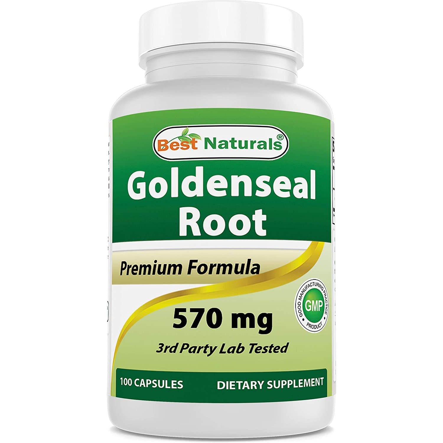 Best Naturals Goldenseal Root 570 Mg 100 Capsules (100 Count (Pack of 1))