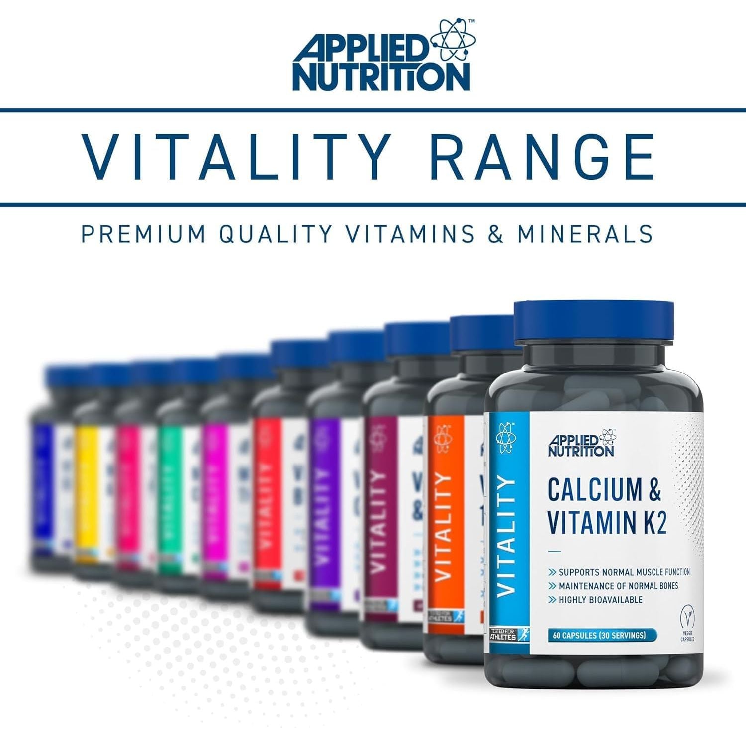 Applied Nutrition - Multi-Vitamin Complex - Advanced Formula - Best Nutritional Support - Best Cognitive Function - Optimal Health Boost (90 Capsules)