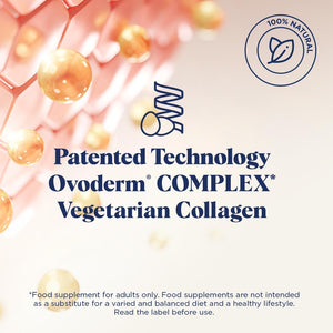 UPSA X Nourished 7-In-1 Skin Lift Collagen Gummies for Women - Vegetarian Collagen, Ovoderm® Complex, Vitamin C, Multivitamins - Collagen Supplements Skin Firmness and Smoothness - 30 Gummies