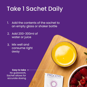 Proceive® MAX Women - Fertility Supplement for Conception - Pregnancy Vitamins for Women Trying to Conceive - Zinc, Folic Acid, Vitamin D - 30 Sachets (1 Month Supply) - Certified Vegan