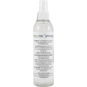 2X Magnesium Oil Spray | Pharmaceutical Grade | High Potent 27.5% Concentration | 2X 8 Fl Oz / 2X 237 Ml, Two Pack/Two Bottles/Two Count | Heiltropfen®
