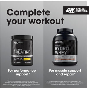 Optimum Nutrition Platinum Creatine Plus, Advanced Food Supplement to Increase Power and Performance, with Aquamin Magnesium for Electrolyte Balance, Orange Flavour, 50 Servings, 350 G