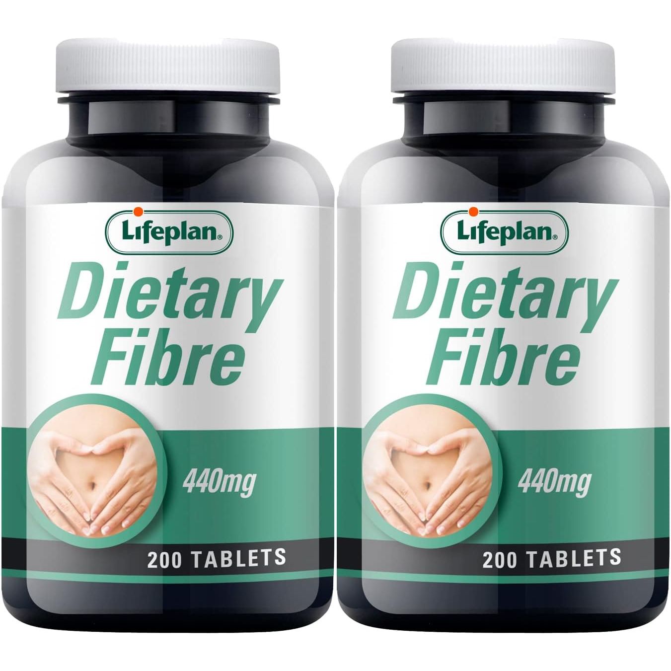 Lifeplan Dietary Fibre 440Mg 2 X 200 Tablets