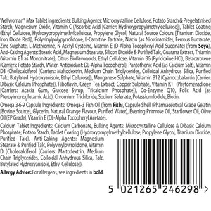 Wellwoman Max, Beauty Supplements, Maximum Support Formula for Women Wanting to Boost Energy, Immune System and Bone Health, 84-Multivitamin Tablets by Vitabiotics