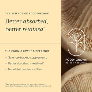 WILD NUTRITION Food-Grown® Kids Daily Multi Nutrient | Kids Multivitamin with B Vitamins, Magnesium, Zinc, Vitamin D, and More to Support Immunity, Bones, and Cognitive Development | 60 Capsules