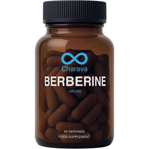 Berberine Supplement 500Mg Vegan Capsules X 60 – Wellness Support & Super Antioxidant for Immunity – Blood Sugar & Cholesterol Control – Daily Natural Supplement – Supports Metabolism & Weight Loss