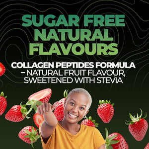 Nutrality Bovine Collagen Sugar Free Liquid | 10,000Mg Type 1 Peptides | Collagen Peptides, Hyaluronic Acid, Biotin | Strawberry Flavour | Healthy Skin, Hair, Nails | 500Ml (1 Bottle)