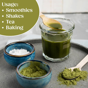 Nutriseed Matcha Green Tea Powder 50G - 100% Matcha Tea Powder, Rich in Antioxidants, L-Theanine & Fibre, Vitamins & Minerals, Boosts Energy, Cleanses Body, Vegan Friendly & Gluten Free, 25 Servings