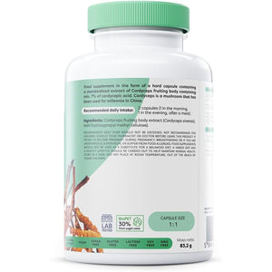 Osavi Cordyceps 1200 Mg – 120 Vegan Capsules | Standardized Cordyceps Mycelia Extract for Energy, Endurance & Vitality | Supports Physical Performance & Immune Health