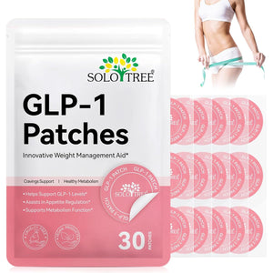 GLP-1 Patches with L Glutamine, Berberine, Chromium, Pomegranate and Cinnamon, Natural Ingredients,Gentle and Soothing for Men and Women, 30 Count (2) (1)