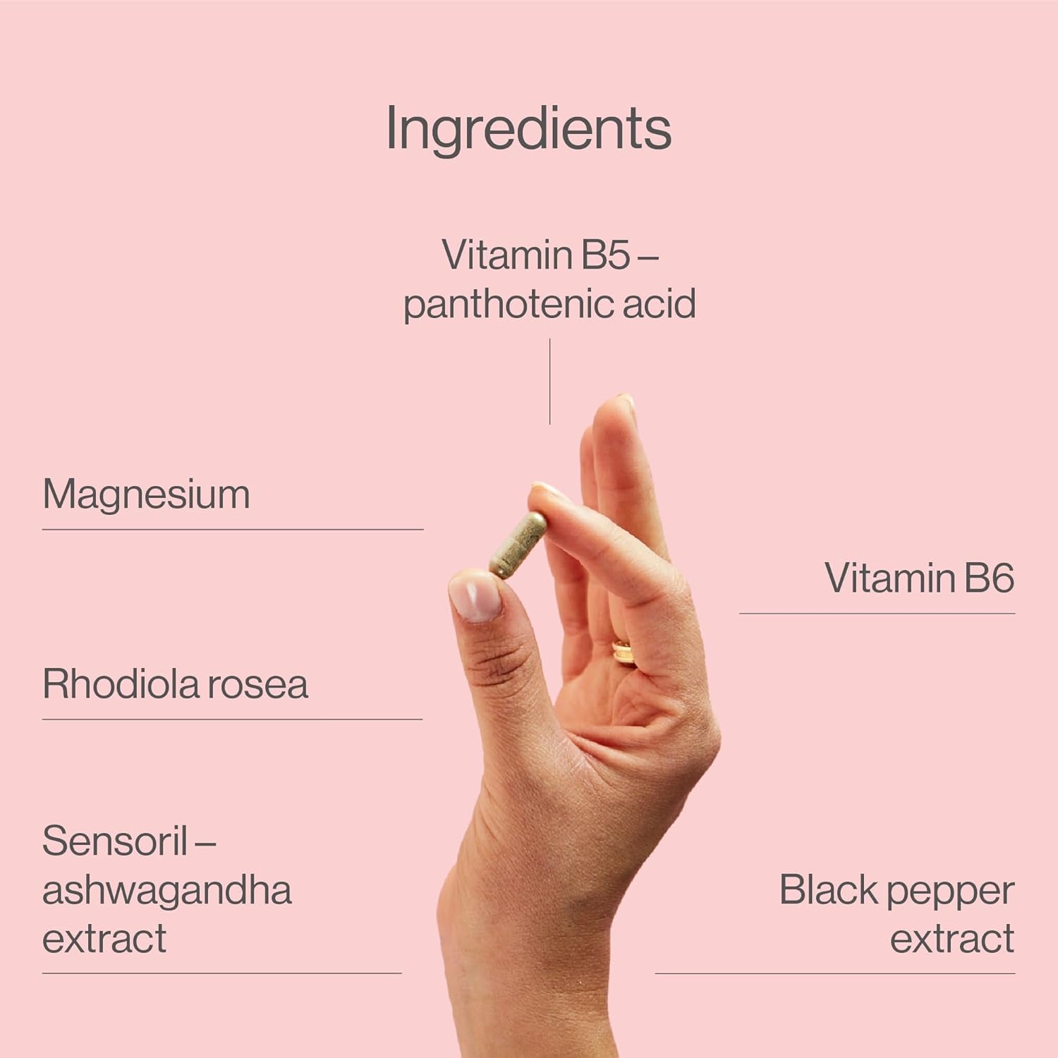 Cortisol Reducing Supplement with Ashwagandha KSM 66, Rhodiola Rosea with Magnesium, Vitamin B6, and Vitamin B5-120 Capsules by Tummy Tox Cortisol Balance