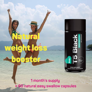 Bodyfit T5 Fat Burner: Diet Pills That Work Fast for Women and Men - Healthy Weight Management - 60 Capsules