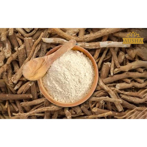 Ausha Organic Ashwagandha Powder 500G | High Strength - UK Certified Organic by Soil Association - for Stress and Anxiety Relief, Energy, Sleep Aid - Whole Ashwagandha Root Used