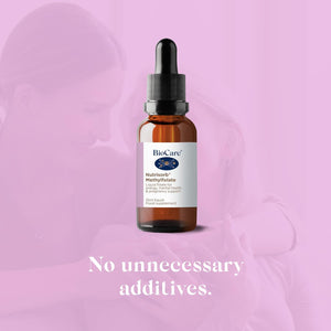 Biocare Nutrisorb Methylfolate | High Potency Liquid Folate | Immunity, Energy, Methylation & Pregnancy Support - 15Ml