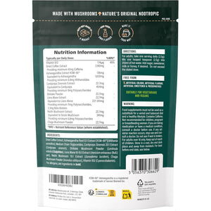 Mushroom Coffee with Lion'S Mane & KSM-66 Ashwagandha | Advanced Mushroom Powder Blend with Cordyceps, Shiitake, Lion'S Mane, Reishi, Chaga and Vitamin B12 | 100G - 40 Servings | Wiseshrooms