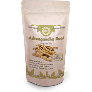 Premium Ashwagandha Root 100G – 100% Pure, Raw, Wild-Harvested, Non-Gmo, Vegan – Natural Stress Relief, Immune Support, Energy Boost - Ethically Sourced from Pristine Environments