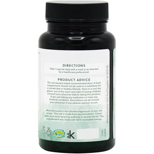 Magnesium Taurate 50Mg - 60 Vegan Capsules, Highly Absorbable Chelated Magnesium with Taurine - Made in the UK by G&G Vitamins