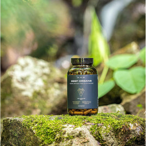 APE Nutrition Beef Organs Grass Fed - Liver Kidney Heart Organ Capsules, Ancestral Supplement UK, Nose to Tail, 100% Grass Fed & Finished, No Antibiotics Hormones or Gmos, 180 500Mg Capsules