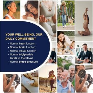 Omega 3 Fish Oil Capsules IFOS Certified - OMEGOR Vitality 500 Omega3 Supplement with 535Mg EPA and 268Mg DHA for 2 Capsules - No Aftertaste (60 Softgel Caps)