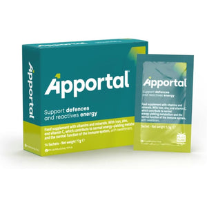 Pharmanutra Apportal Multivitamin & Mineral Supplement – 19 Nutrients for Energy, Immunity & Muscle Recovery,Sucrosomial Iron, Magnesium, Zinc, Iodine, Selenium & Vitamins, High Absorption, 14 Sachets