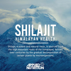 Applied Nutrition Shilajit Capsules 30,000Mg – 60% Fulvic Acid (750Mg 20:1 Extract) Pure Himalayan Supplement 85+ Minerals for Energy + Immunity - High Strength Antioxidant - 90 Capsules (30 Servings)