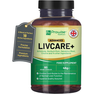 Advanced Livcare+ with Choline, Artichoke, Burdock Root, Dandelion Root 60 Capsules