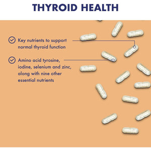 Higher Nature - Thyroid Support Formula - with Iodine & Selenium - Thyroid Support Supplement - Vegetarian & Vegan - 60 Capsules