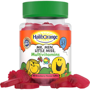 Haliborange Kids Mr. Men Little Miss Multivitamins Strawberry Softies, Capsule
